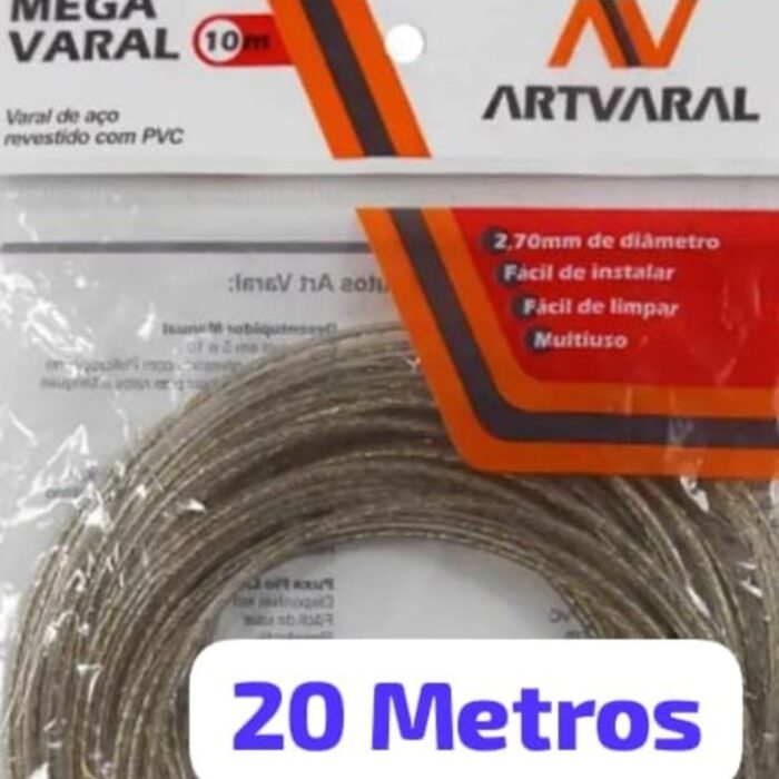 VARAL AÇO  20 METROS
