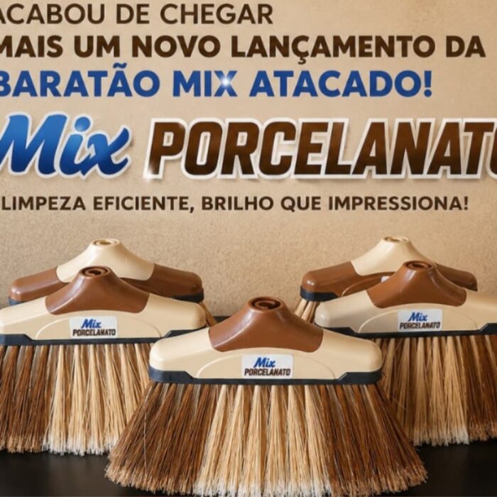 VASSOURA MIX PORCELANATO COM CABO 1.30